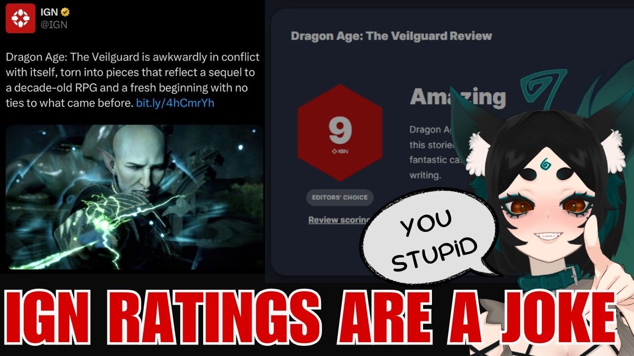 IGN Backtracks on Dragon Age: The Veilguard - EVEN THEY can't pretend / Reaction