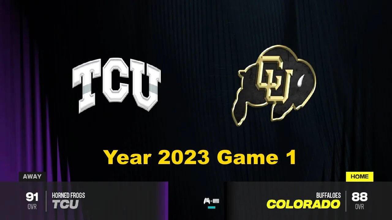 CFB 24 TCU Horned Frogs Vs Colorado Buffaloes Year 2023