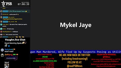 2024-10-13 07:00 EDT - Patriots Soapbox AM: with MykelJaye