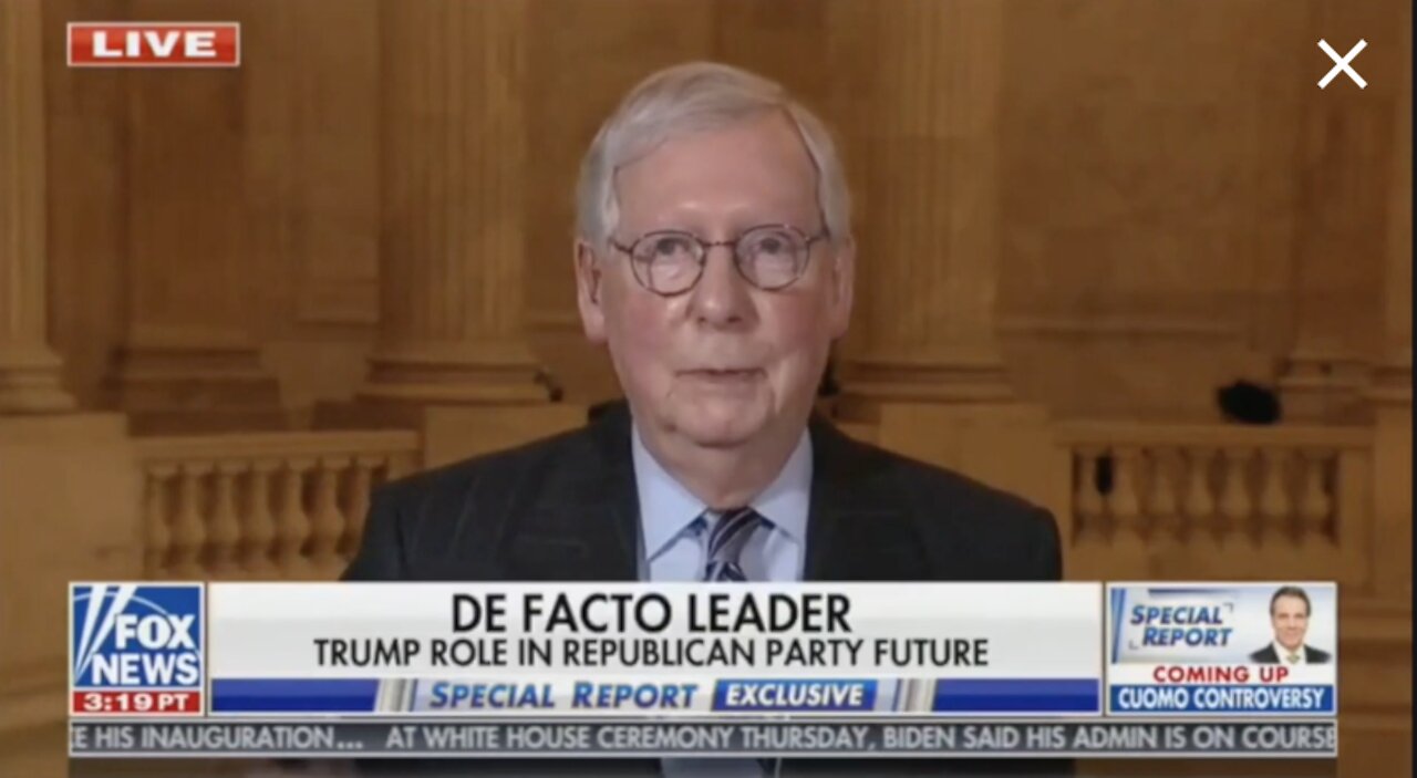 Mitch McConnell says he would support Trump if he won GOP’s 2024 nomination