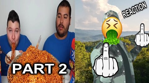 Why We Can't Break Up - Cheesy Spicy Lobster Seafood Noodles - Mukabang (PART 2) REACTION!!! (BBT)