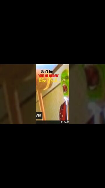 JOSH IS OUT OF ORDER! YOU DON'T HAVE TO BE!!!