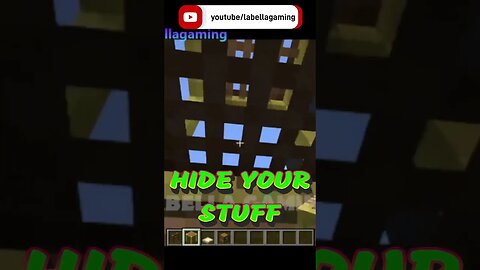 2 Ways To HIDE Your STUFF | Minecraft