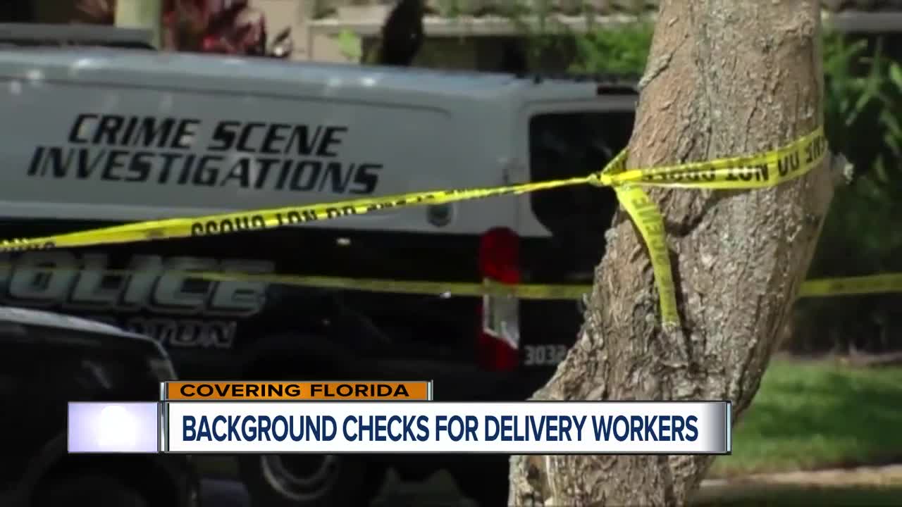 Bill would require background checks for Florida delivery workers