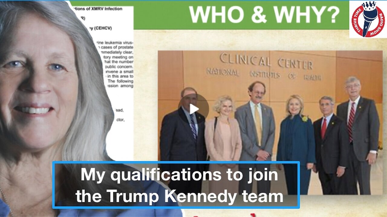 Dr Judy Mikovits Clay Clark Qualification to join Trump Kennedy team clip