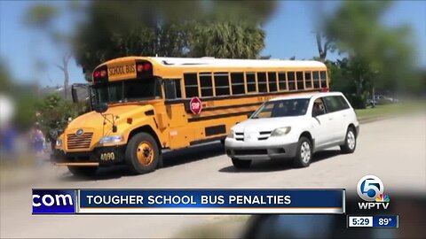 Florida bill would increase fines, penalties for drivers who illegally pass school buses