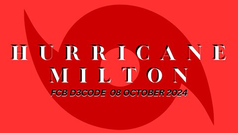 @HURRICANE MILTON D3CODE [FCB D3CODE] EXCLUSIVE 