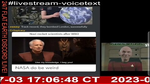 24/7 Flat Earth Discord Channel - OctaneWeasel