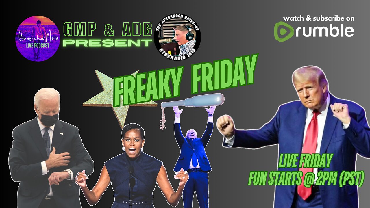 GMP (Freaky Friday Edition) LIVE Call in 855-586-9134