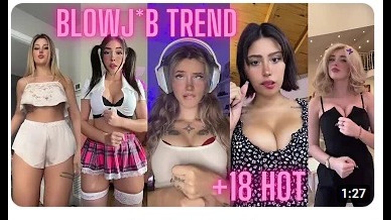 Viral Hot Sexy🔥Girls TREND Tik tok BLOWJ*B TREND Thots Compilation