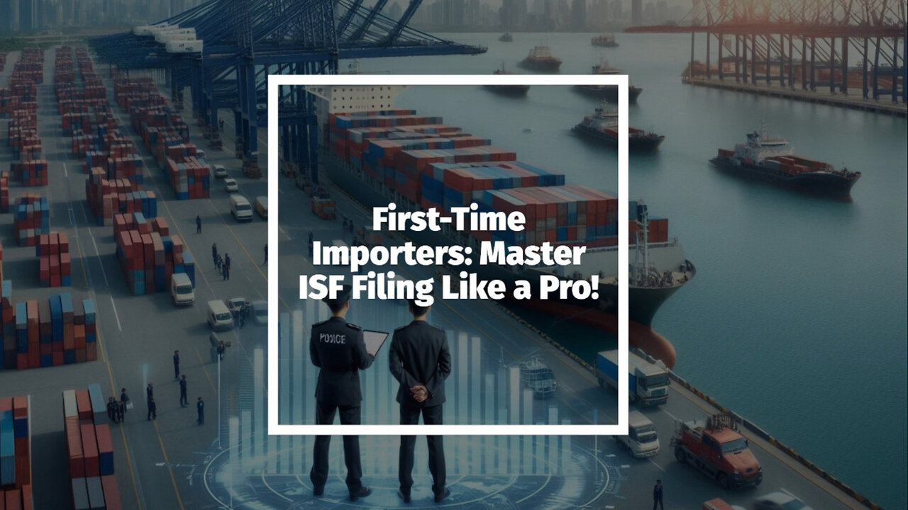 Mastering Customs Importation: A Guide to ISF Filing for First-Time Importers