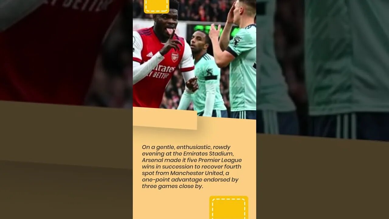 Partey and Lacazette rebuff Leicester to lift Arsenal back into fourth #shorts