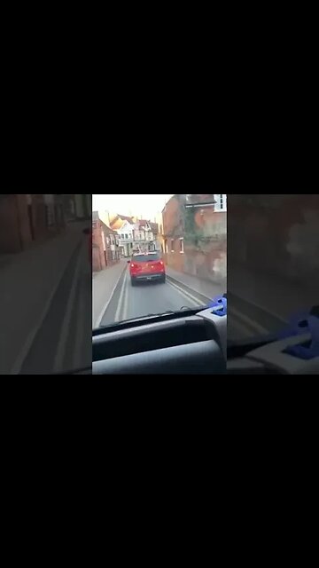 Road rage blocking ambulance