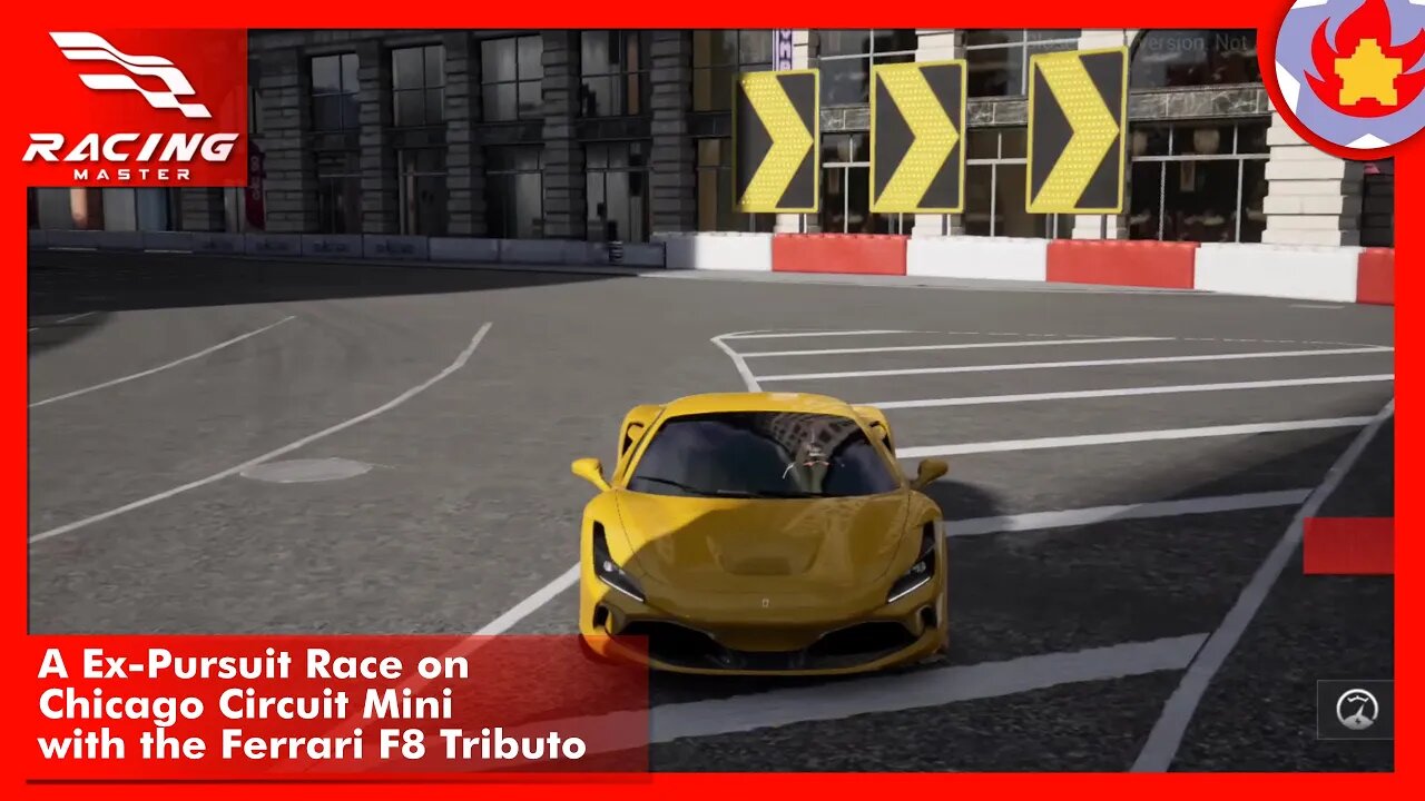 A Ex-Pursuit Race on Chicago Circuit Mini with the Ferrari F8 Tributo | Racing Master