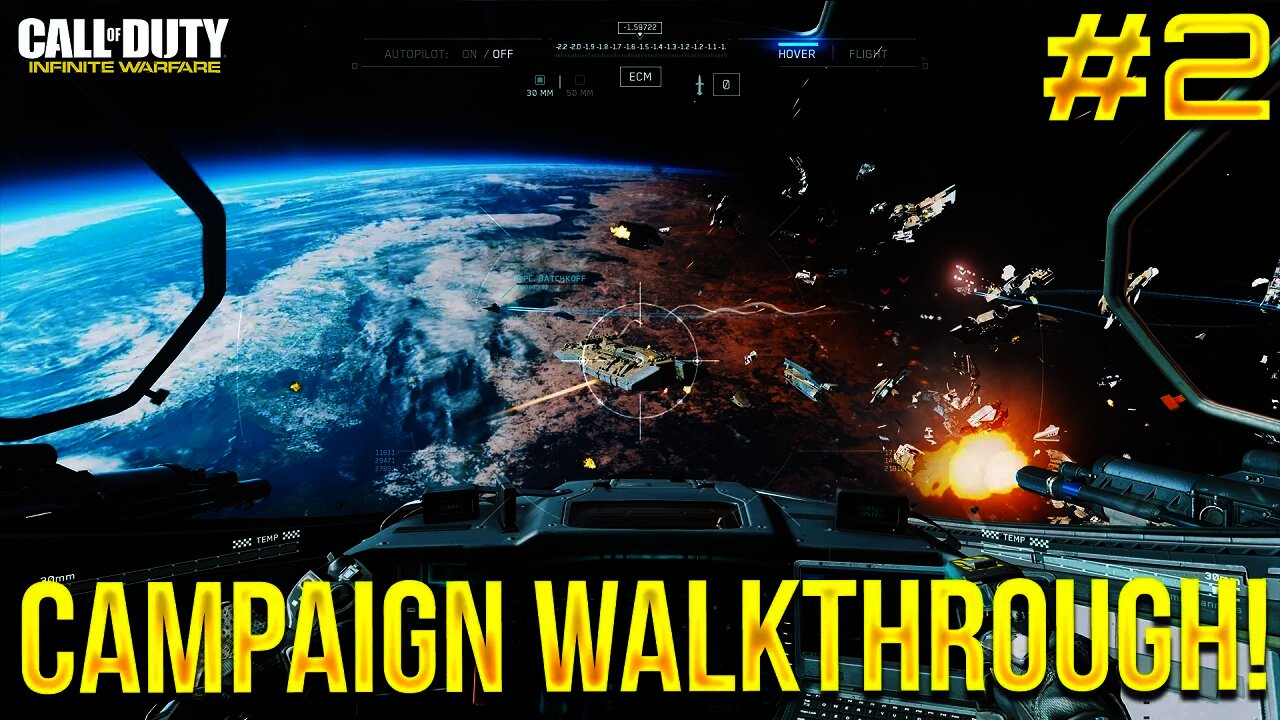 INFINITE WARFARE CAMPAIGN (VETERAN DIFFICULTY) WALKTHROUGH PART #2 - Completing Side Missions!