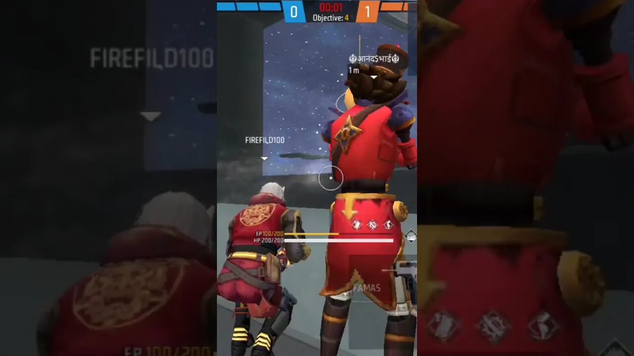 দুটোকেই মারলাম।#shorts #firefild100