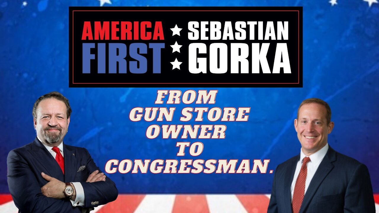 From gun store owner to congressman. Rep. Ted Budd with Sebastian Gorka on AMERICA First