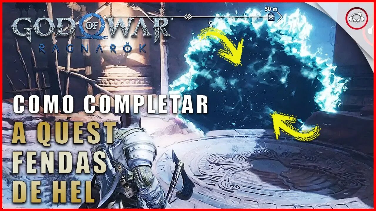 God of war Ragnarok, Como completar a Quest Fendas de Hel | Super dica