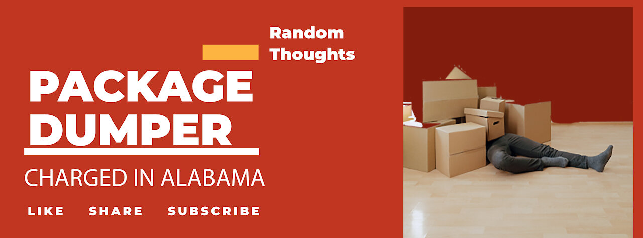 Reh Dogg's Random Thoughts - Fed-Ex Package Dumper Charged