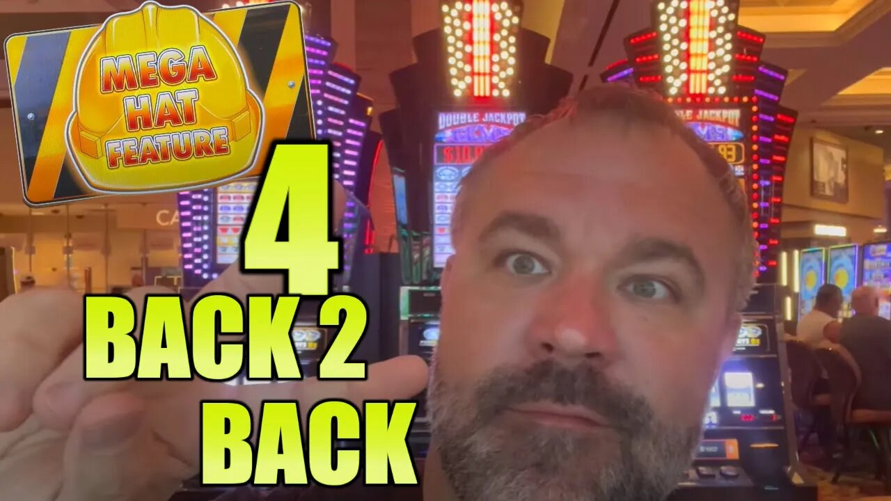 HUGE 4 BONUSES ON HUFF N MORE PUFF SLOT MACHINE!!