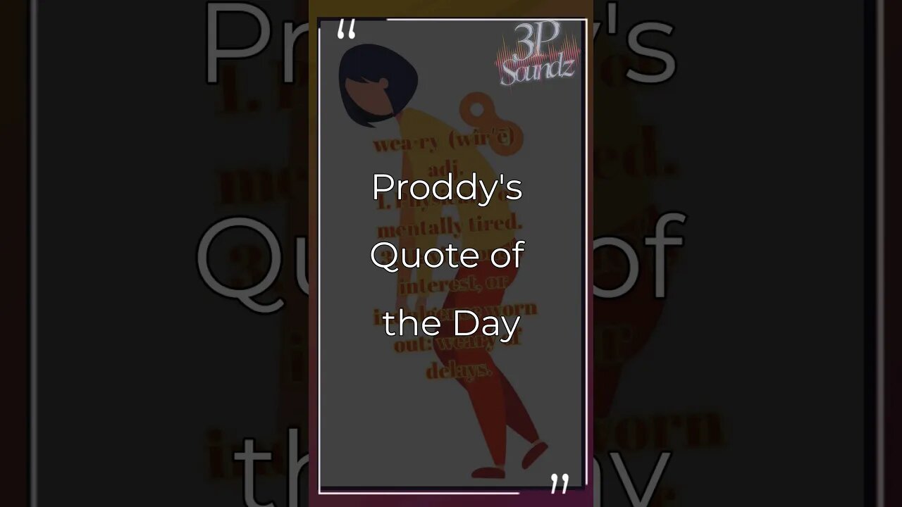 Prince Prodigal's QotD 8/30/23 #god1st #3p #wordoftheweek #qotd