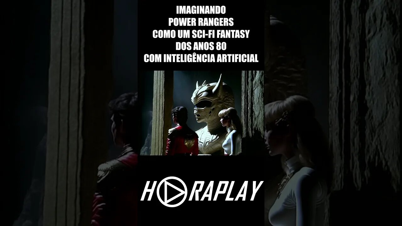 Imaginando Power Rangers Como um Sci-fy Fantasy dos anos 80! #shorts