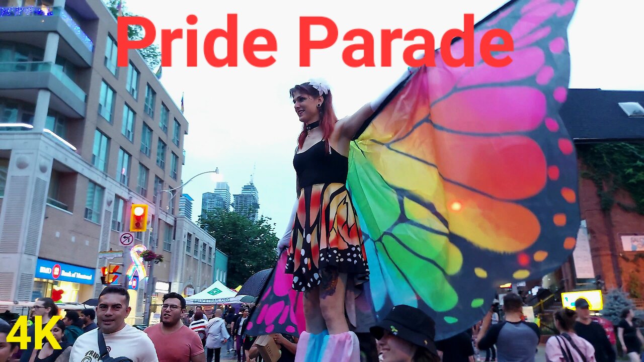 【4K】Pride Parade 🔥 Downtown Toronto Canada 🇨🇦