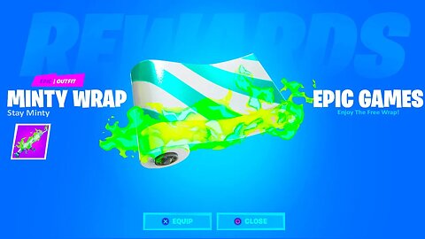 How To Get The *NEW* "MINTY WRAP" In Fortnite Chapter 2!.. (New Free Wrap)