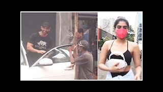 John Abraham & Khushi Kapoor Snapped Outside The Gym