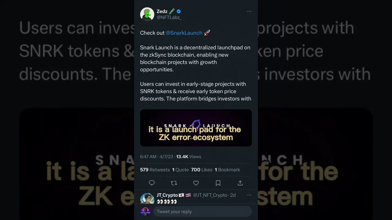 SNARKLAUNCH WILL BE THE BEST LAUNCHPAD ALTCOIN ON ZKSYSNC