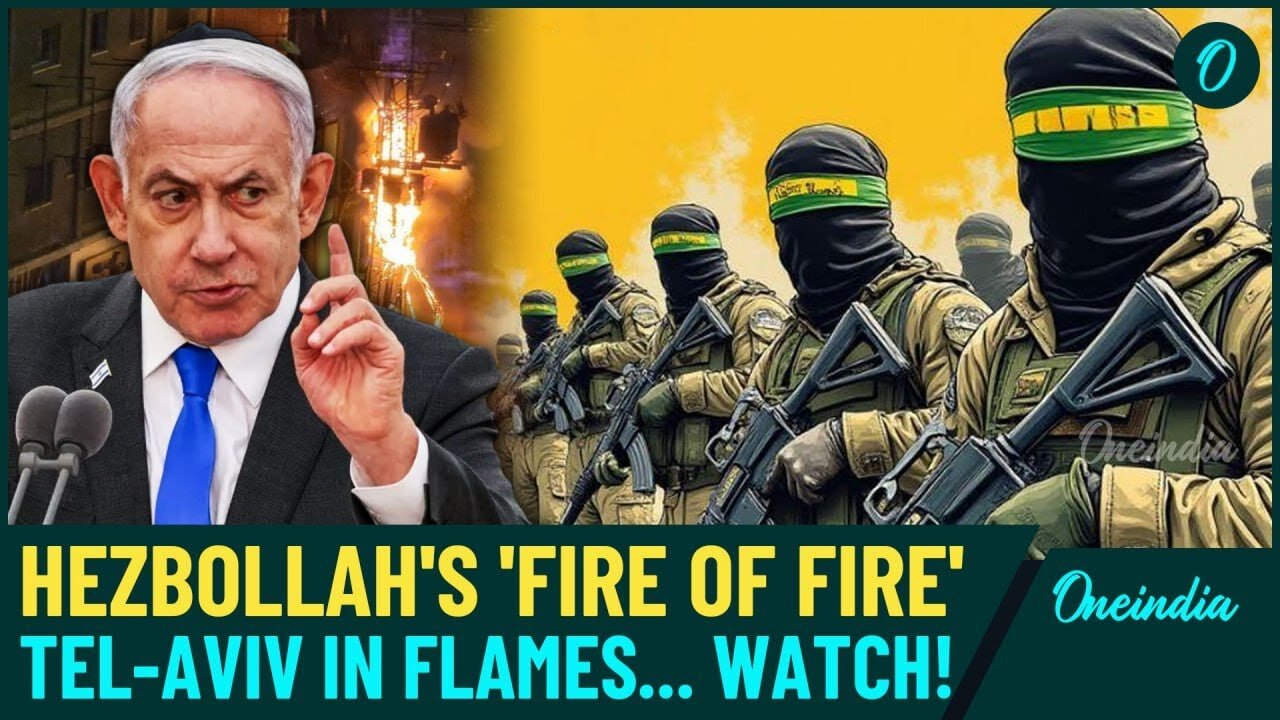 Hezbollah escalates conflict with Tel Aviv Strikes, Attacks Intensify Confrontation | Watch