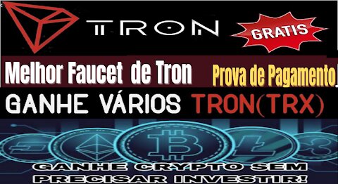 [ Faraz Faucets Tron ] Como ganhar 25000 Tron Satoshi na hora | Sem Limite & Sem Tempo | Home Office