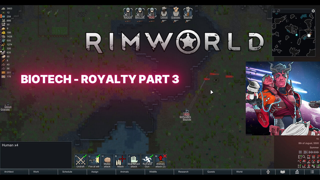 RIMWORLD GAMEPLAY BIOTECH AND ROYALTY DLC WITH COMMENTARY PART 3