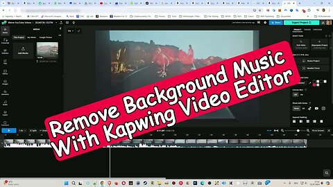 How to Remove Background Music from Video (While Talking) on Kapwing (2024 - Alternate Solution)