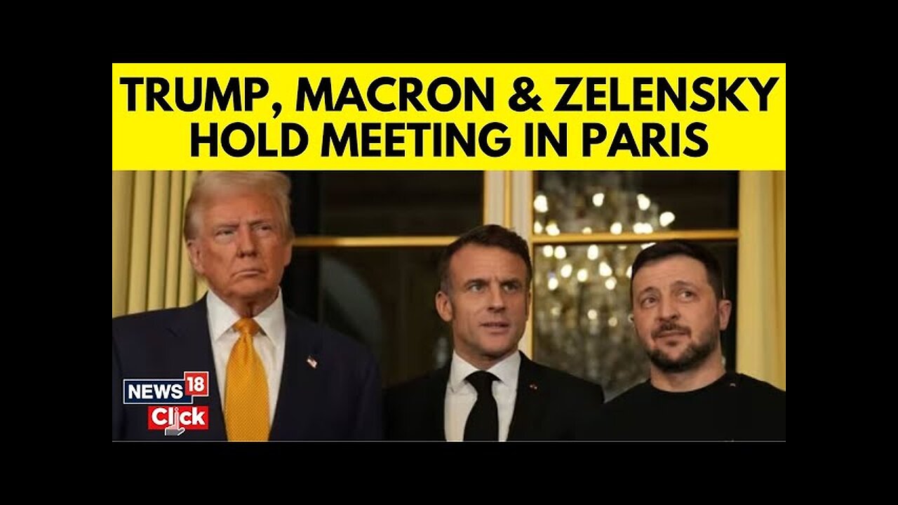 Trump, Zelensky, & Macron Held A Trilateral Meeting Before Notre-dame’s Reopening | Trump News |N18G