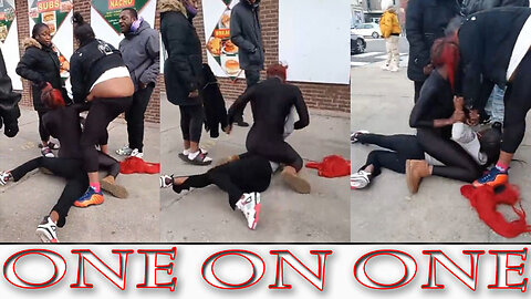 Women Go One On One in The Streets