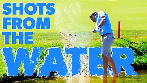 BEST shots from the WATER on the PGA TOUR