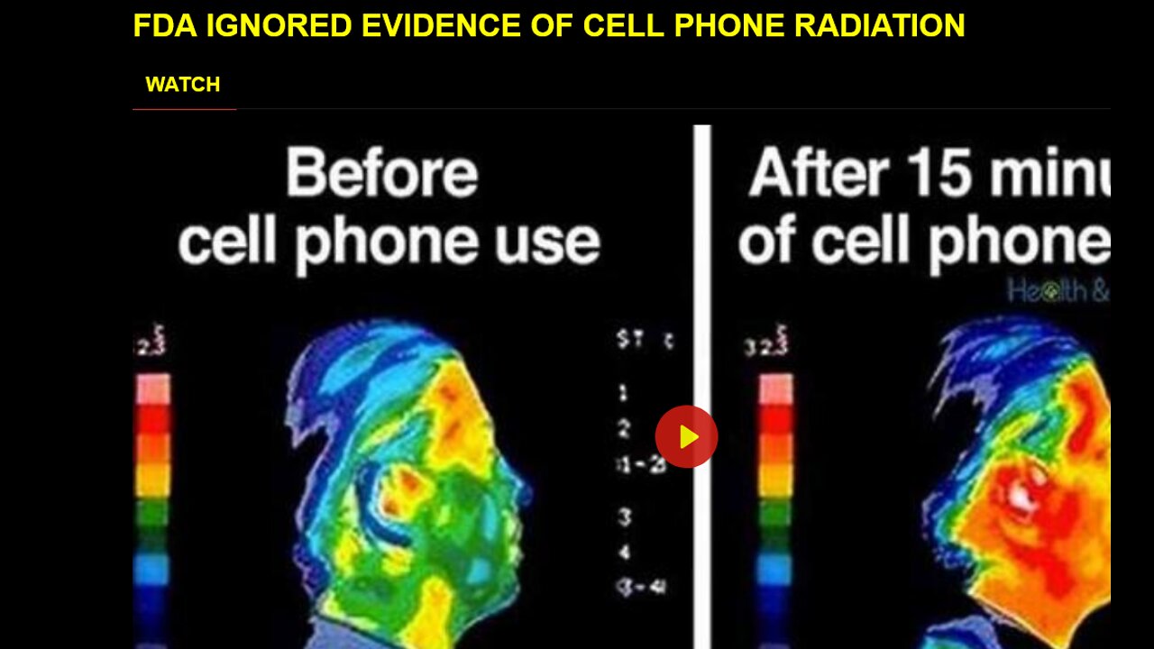 FDA Ignored Evidence Of Cell Phone Radiation