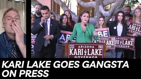 Kari Lake Goes Gangsta, Calls Out Press for Being Losers