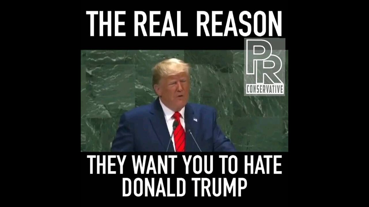 The Real Reason They Want You To Hate Trump