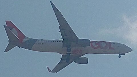 Boeing 737-800 PR-GXM coming from São Paulo(Congonhas) to Fortaleza