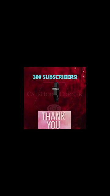 #celebrating 300 #subscribers - #thankyou - #catshobbycorner