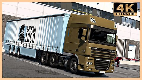 DAF XF 105.510 transporting High Voltage Cables | Euro Truck Simulator 2 “4K” Gameplay
