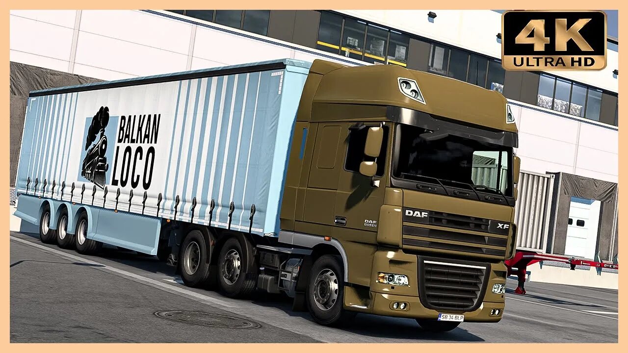DAF XF 105.510 transporting High Voltage Cables | Euro Truck Simulator 2 “4K” Gameplay