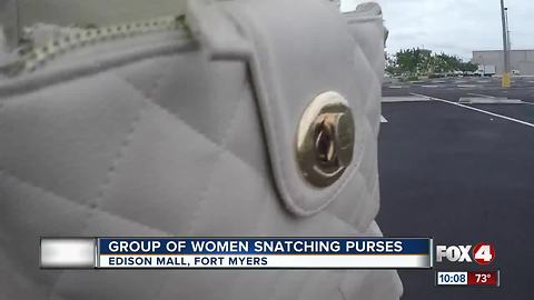 Group of Women Snatching Purses