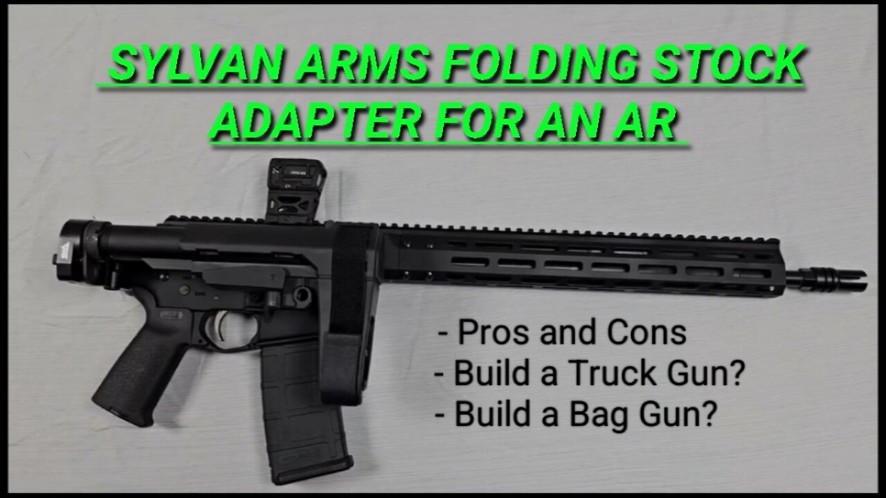 Sylvan Arms Folding Stock Adapter for the Ar