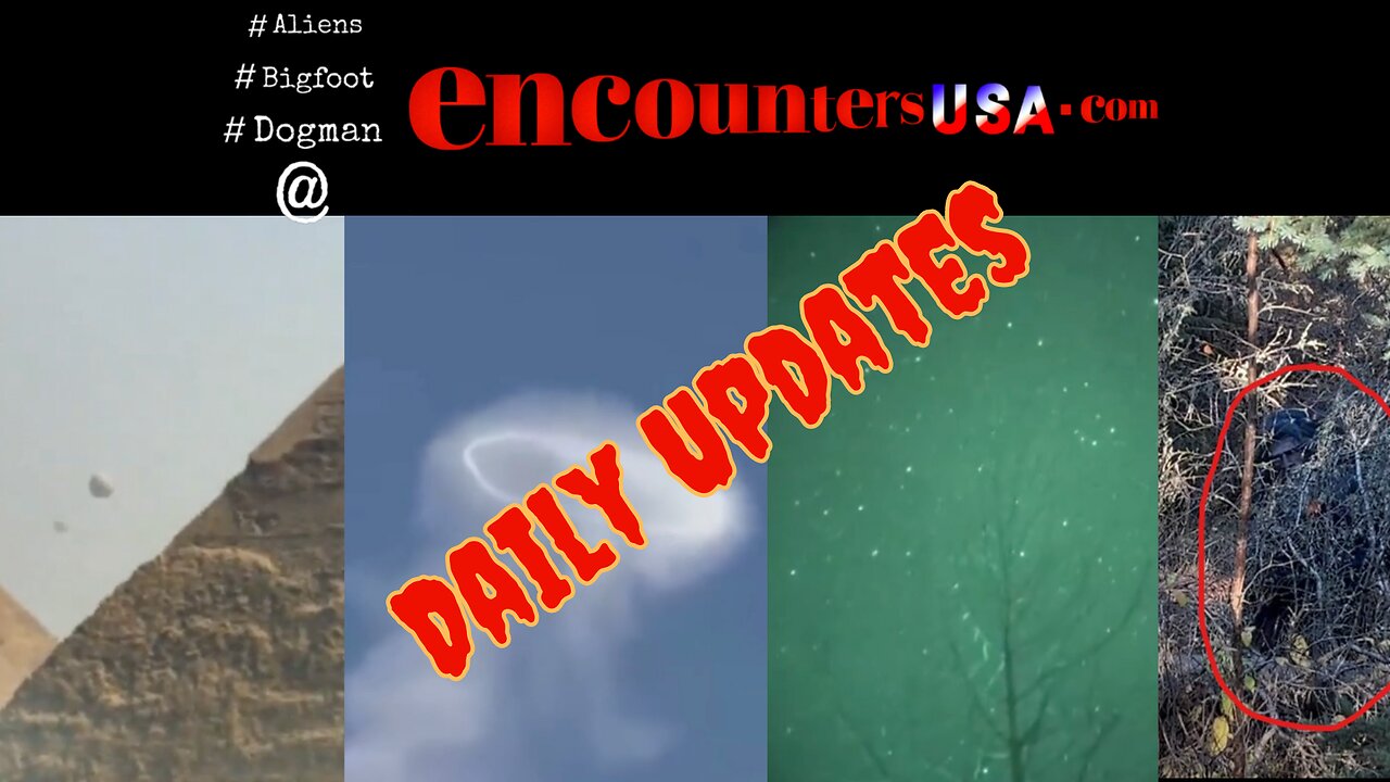 UFOs Over Egypt ECETI UFOs Lord of the Rings Bigfoot September 18, 2024 Daily Update