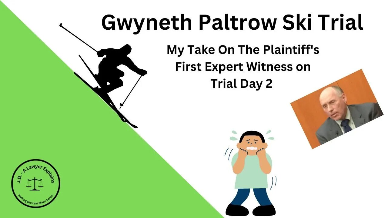 Lawyer Explains Expert Witness Testimony Day 2 Paltrow Trial