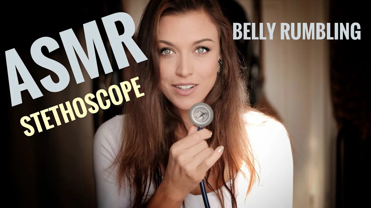 ASMR Listen to my Stomach! Belly Rumbling with Stethoscope!