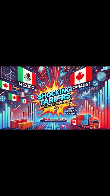 Shocking Tariffs 💥: What's Happening with Mexico & Canada? 🇲🇽🇨🇦
